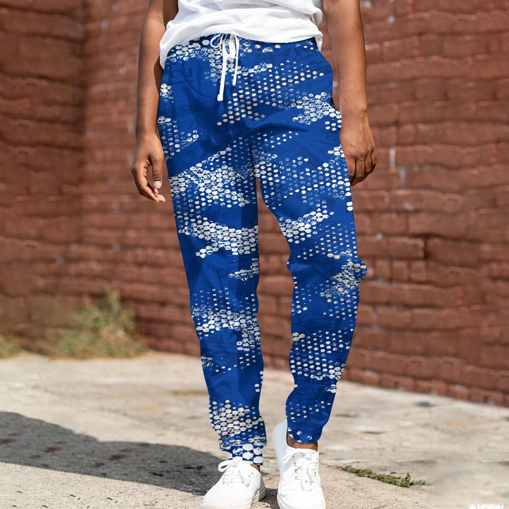 Sweatpant To Match Low Game Royal 1s - Banknotes Art Graphic All Over Print