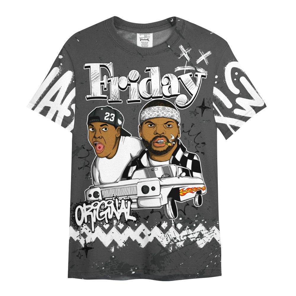 Shirt To Match Fear 4s - Friday Sneaker Crayon All Over Print