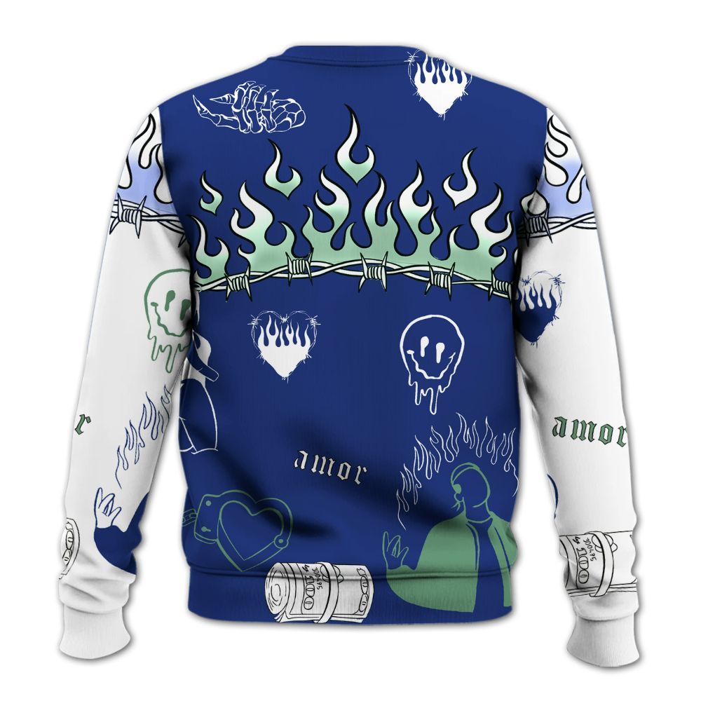 Sweatshirt To Match Dunk Low Tennis Classic - Snake Trust No One All Over Print