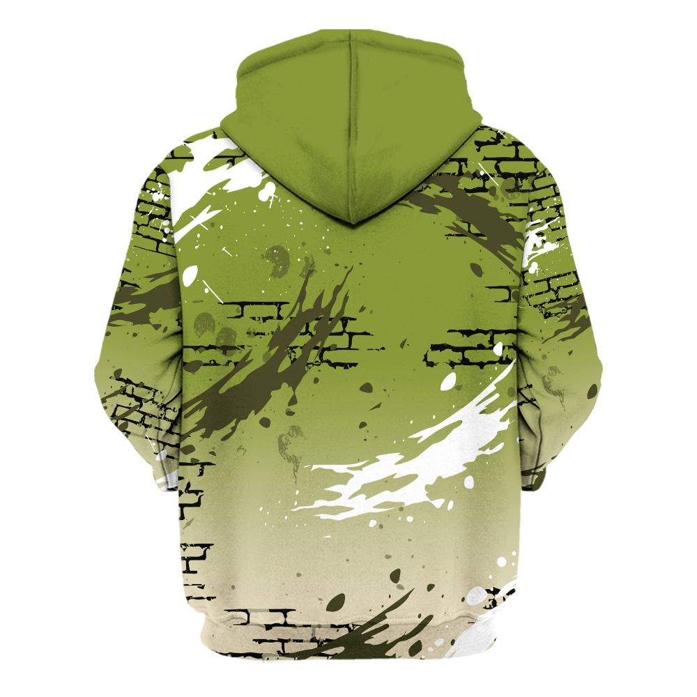 Hoodie To Match SB Dunk Low Asparagus - Values Of Loyalty Drip All Over Print