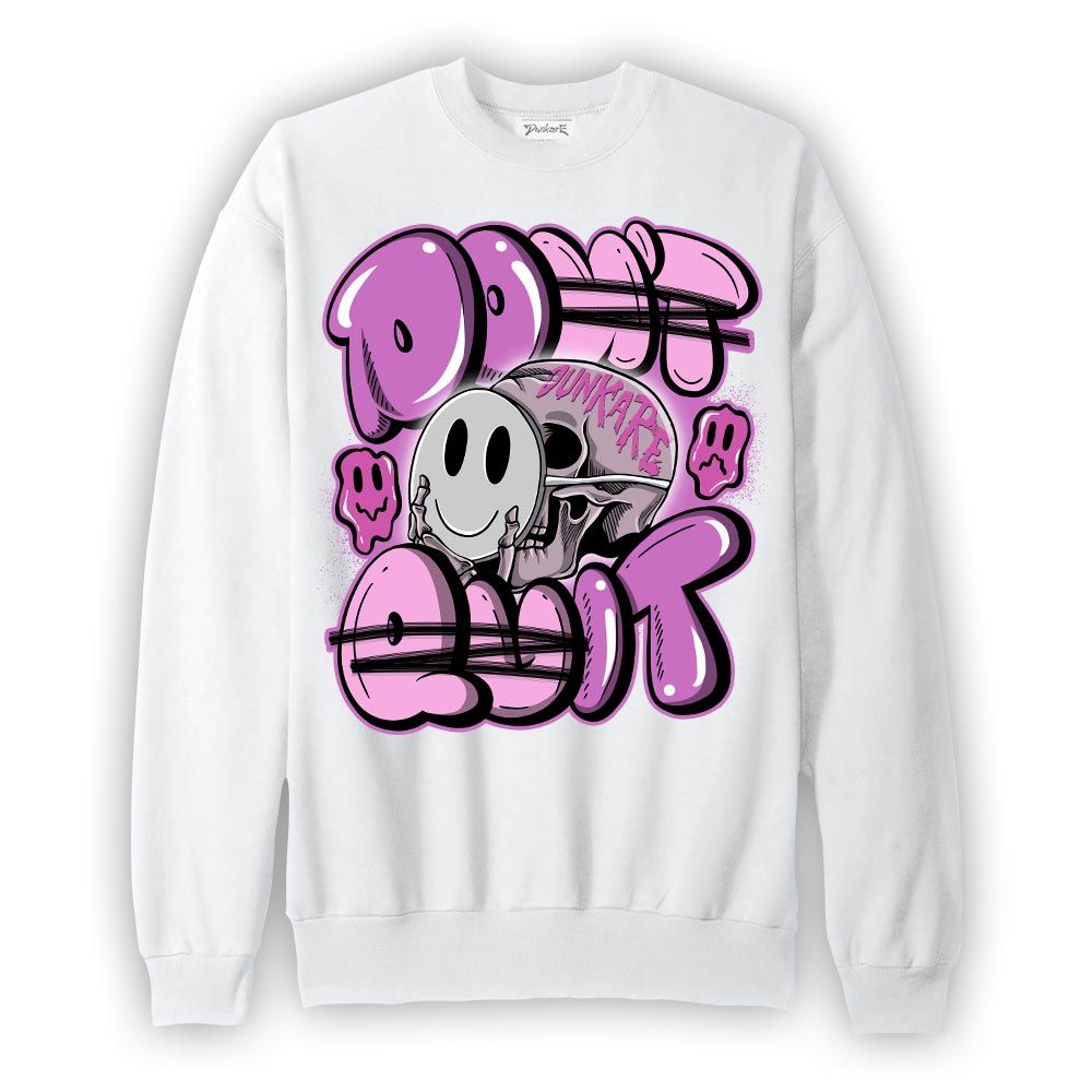 Sweatshirt To match Hyper Violet 4s Sweatshirt - Don't Quit Graffiti Graphic