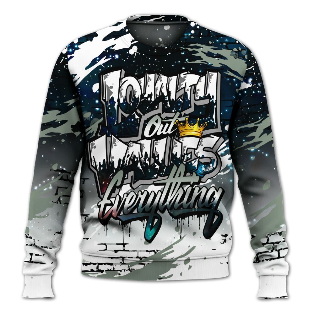 Sweatshirt To Match Air Foamposite One Galaxy - Values Of Loyalty Drip All Over Print