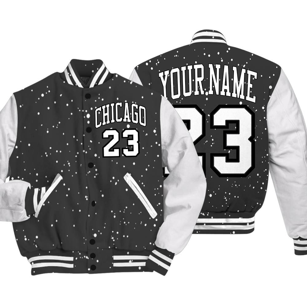 Varsity Jacket To Match Varsity Streetwear Custom Name Chicago 23, Reverse Oreo 6s T-Shirt, Sneaker Reverse Oreo 6s Baseball Varsity Jacket 1604 NCT