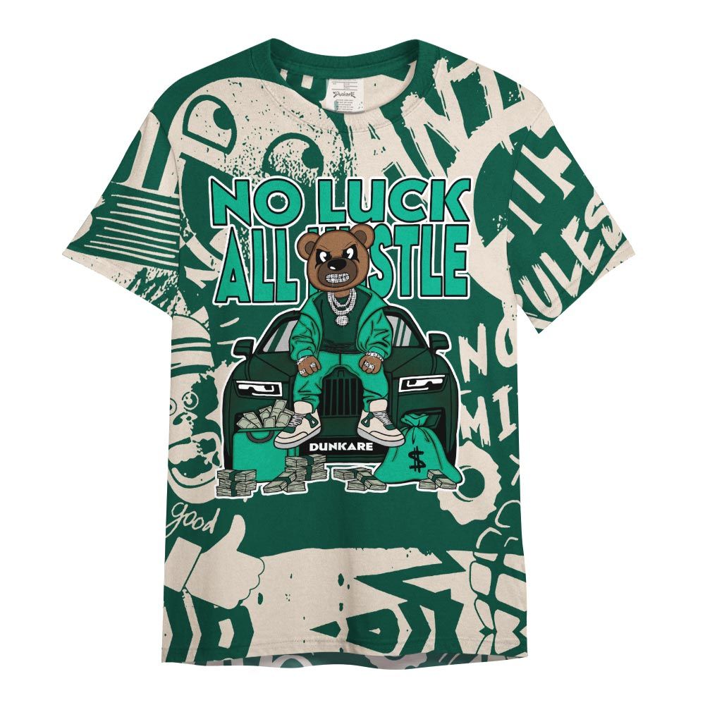 Shirt To Match Oxidized Green 4s - So Unlucky Bear Monogram Graffiti Shirt Unisex