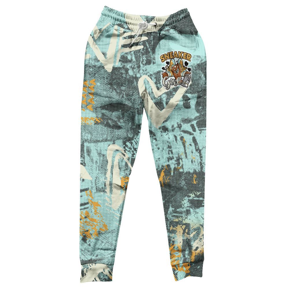 Sweatpant To Match Pure Platinum 4s - Sneakerz Girlz All Over Print