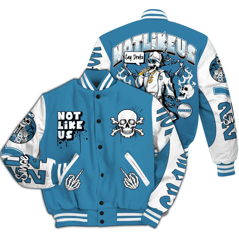 Varsity Jacket To Match High OG UNC Reimagined 1s - Don't Like Us All Over Print