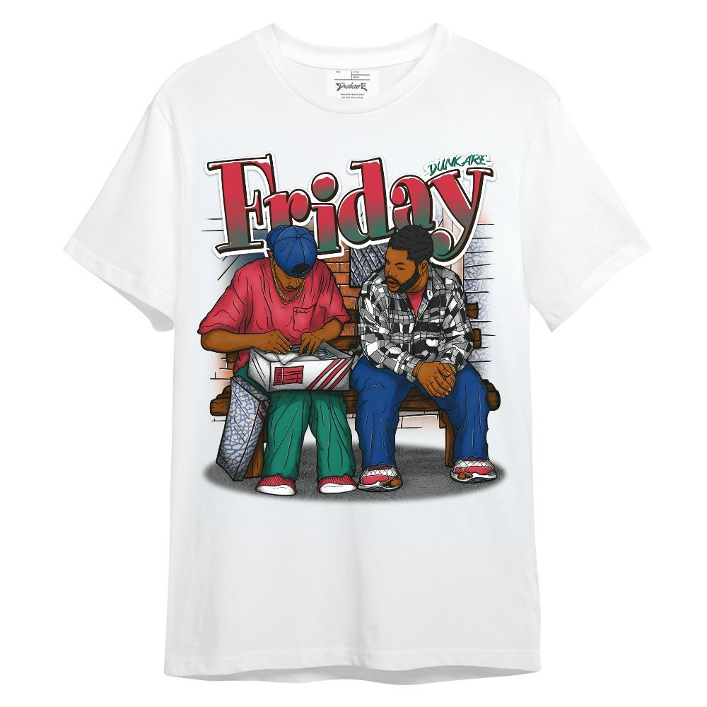Shirt To Match Retro Chalk & Track Red 3s - Friday Movie 90s TV Graphic