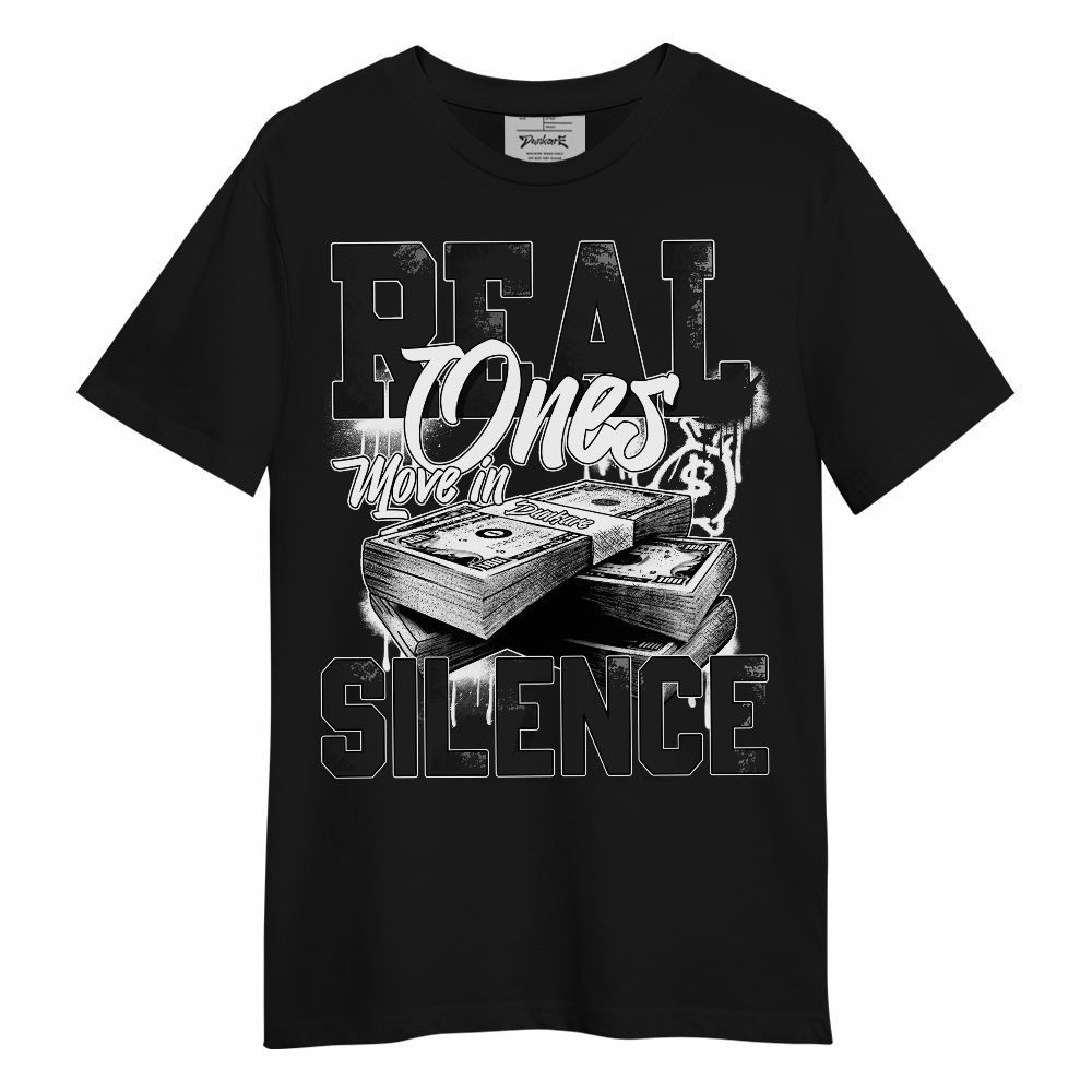 Shirt To Match Black Cat 3s - Move In Silence Money Unisex Shirt