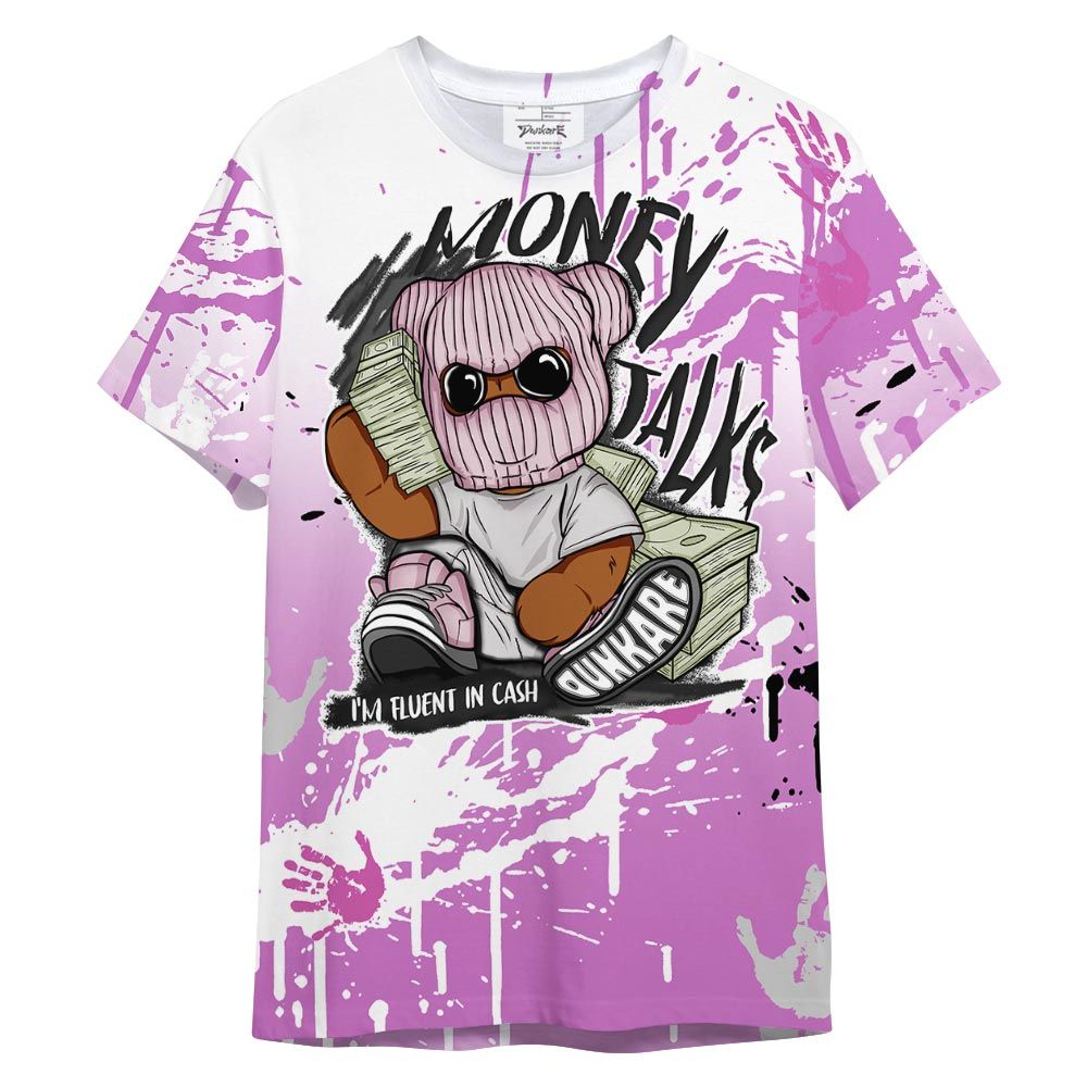 Shirt To Match Hyper Violet 4s T- - Money Talk T- Shirt Graphic Dripping Unisex 1601 NCMD