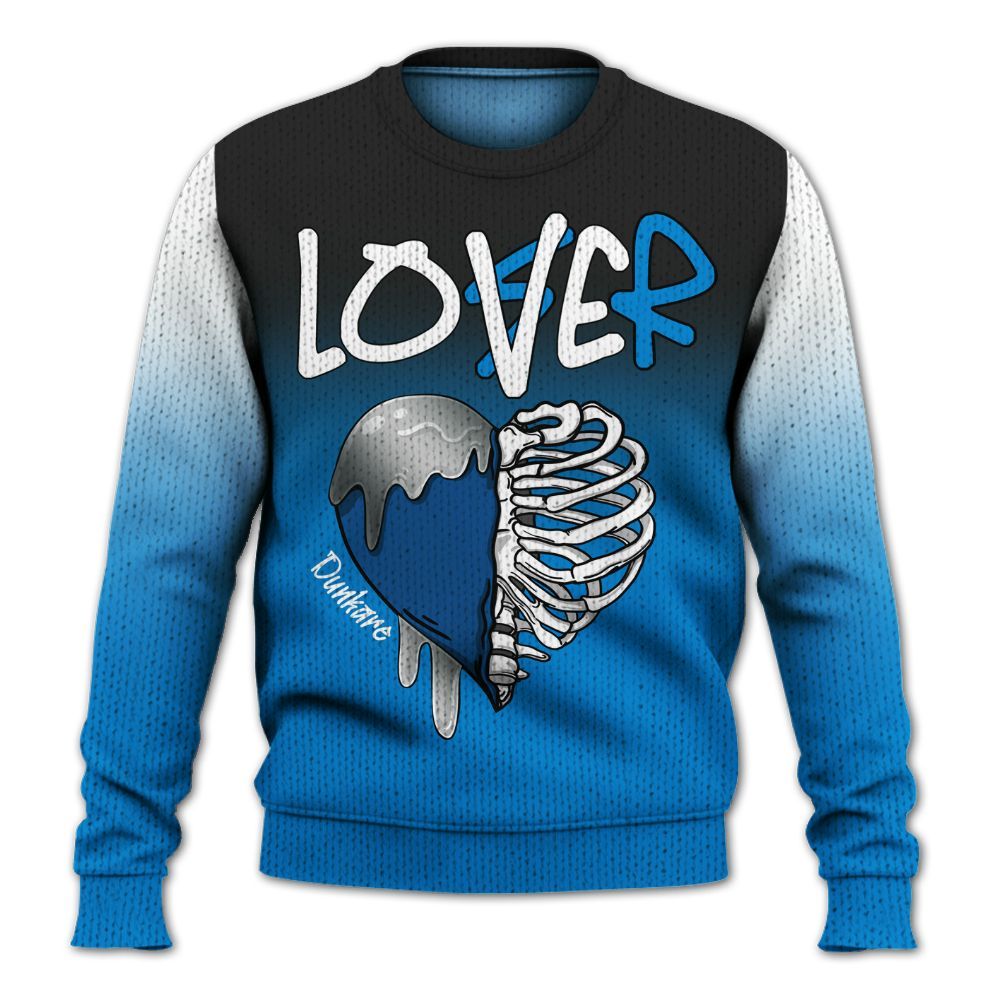 Sweater To Match High OG FragmentxULA White Black 1s - Loser Lover Dripping Graphic