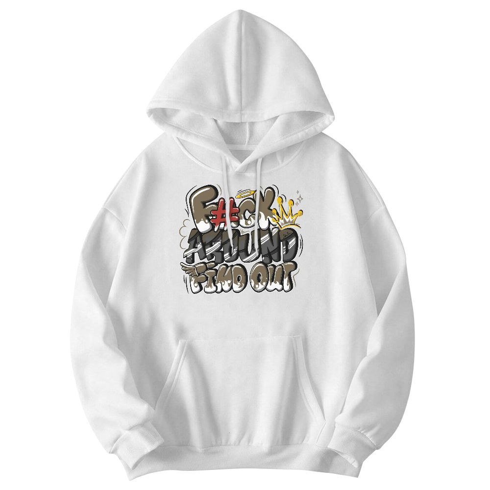 Sweatshirt To Match Olive 9s - FK Around Find Out Graphic