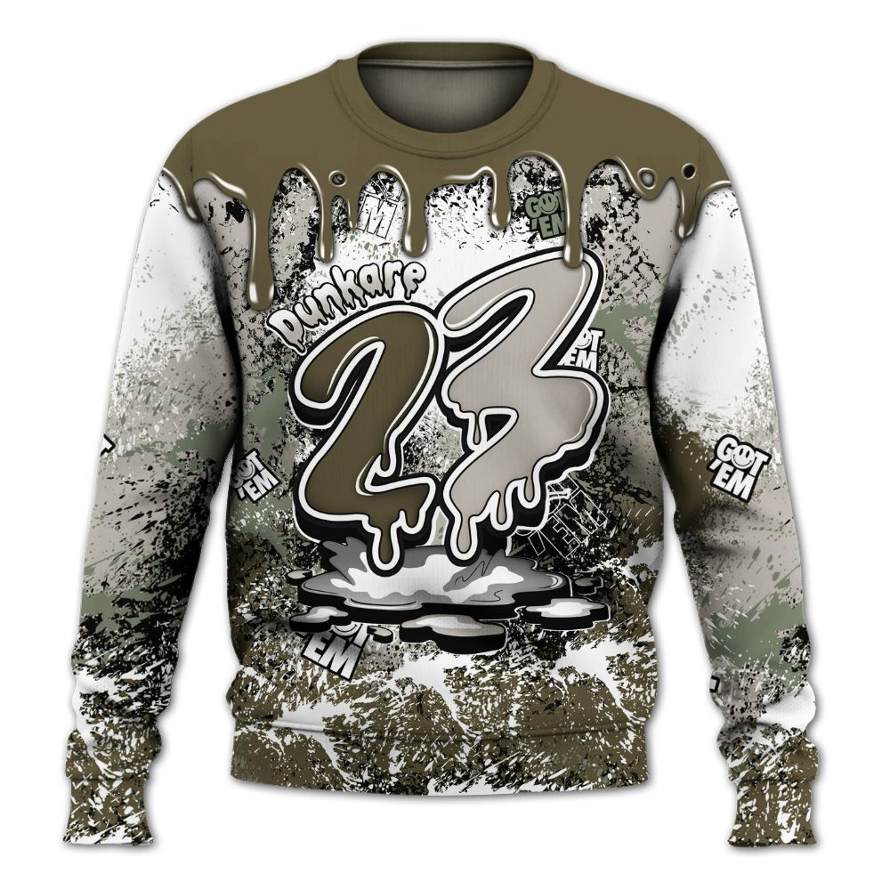 Sweatshirt To Match Dunk Low Year Of The Snake - Dripping 23 Drip All Over Print