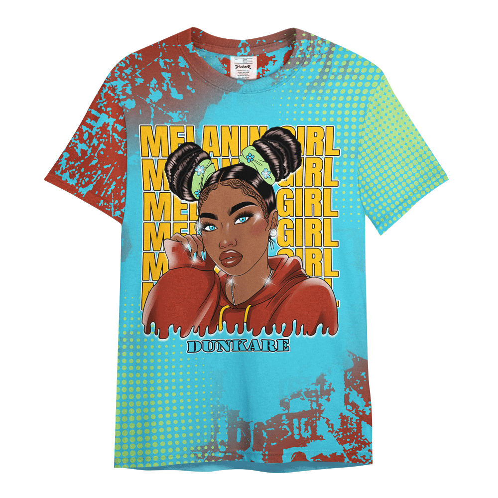 Shirt To Match SB Dunk Di'Orr Greenwood - Melaninn Unique Glitch Dot Shirt Unisex