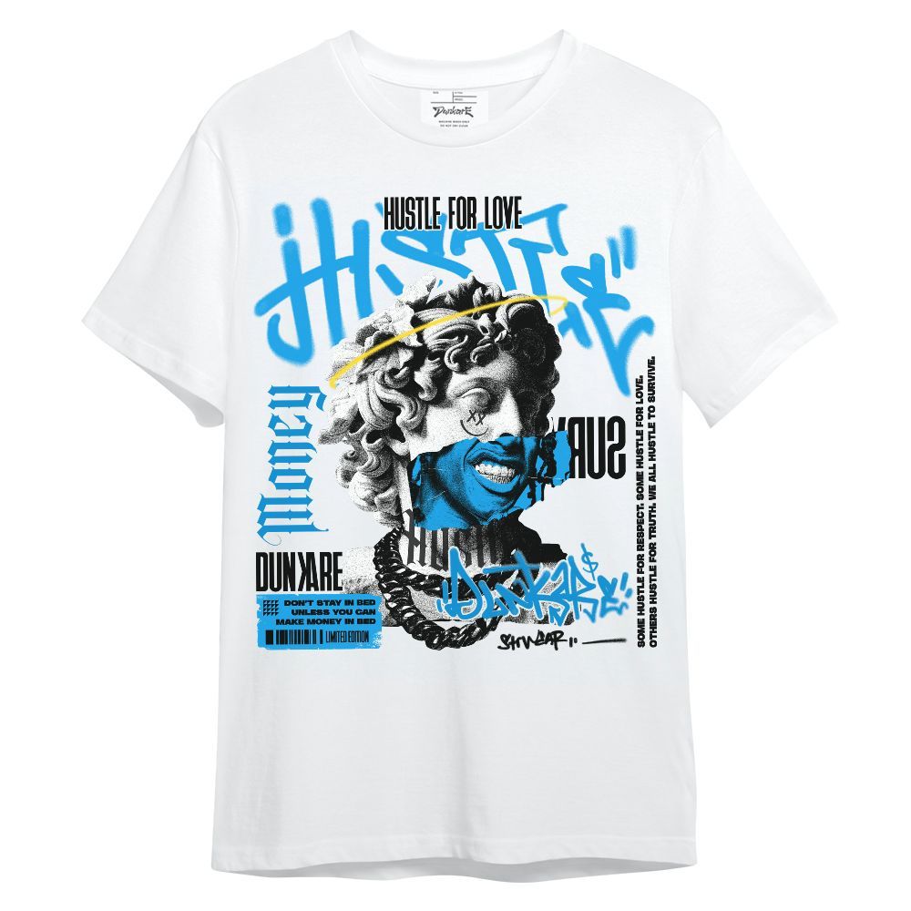 Shirt To Match Black University Blue 2022 13s - Hustles Streetwear Unisex Shirt