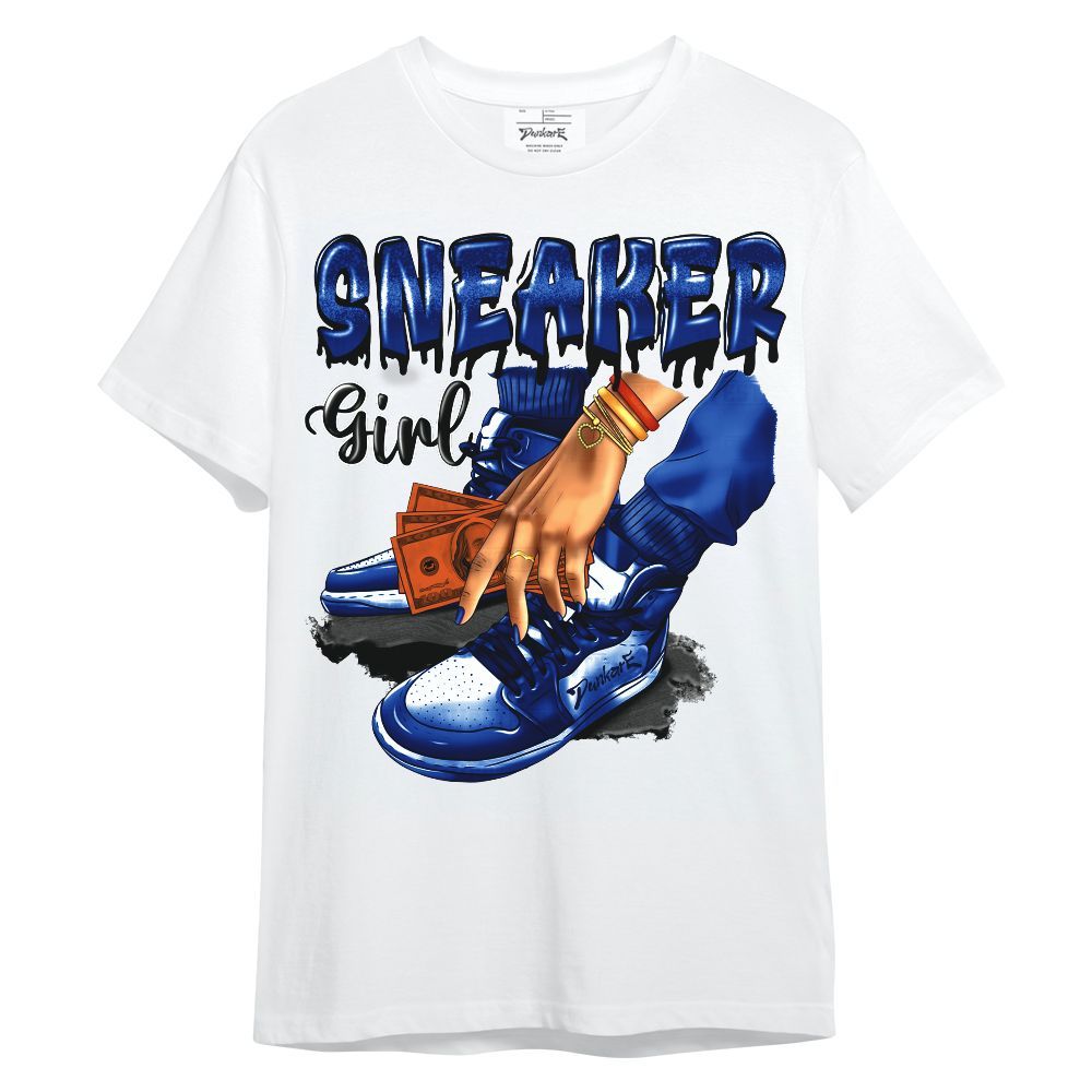 Shirt To Match Mid Knicks 1s - SNEAKER Girl Money Drip Unisex Shirt