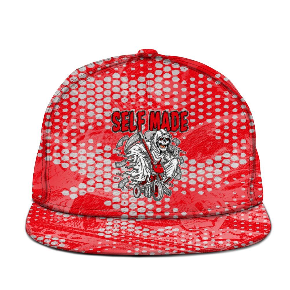 Snapback To Match Air Max 1 Low Poly - Self Make Skeleton Banknotes Art Graphic