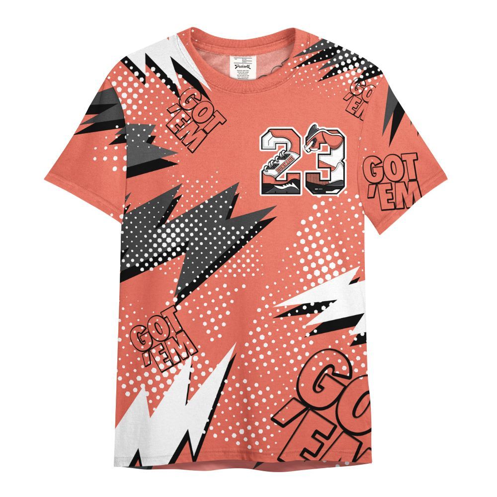 Shirt To Match Low OG PSG 1s - Custom Name Number 23 5s All Over Print