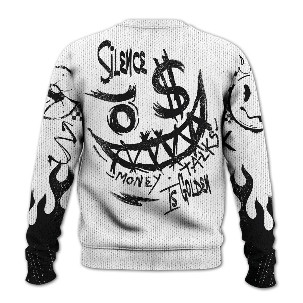 Knitted Sweater To Match Kobe 9 Protro Halo - Mouth Burning Street Style