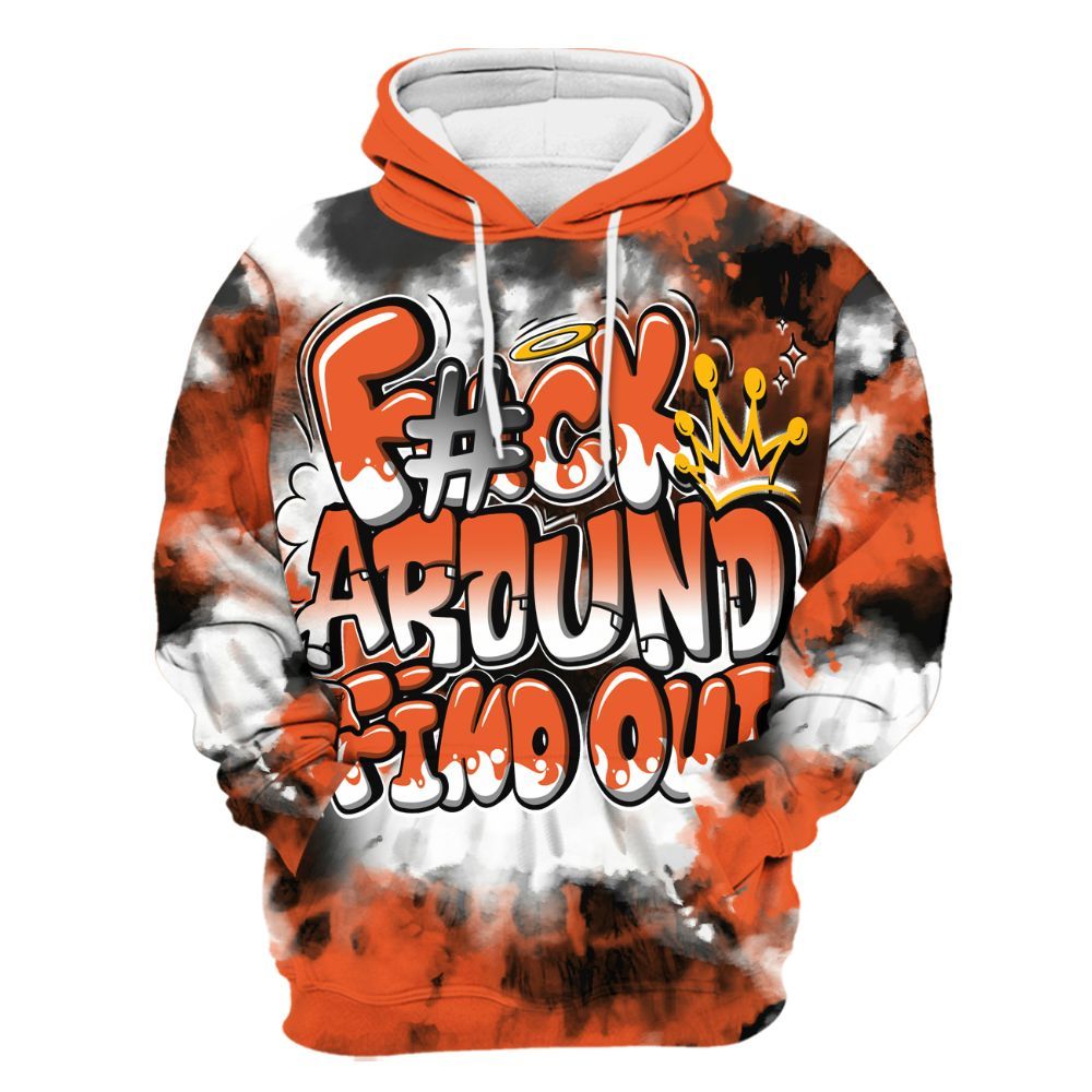Hoodie To Match Retro High OG Shattered Backboard 1s - FK Around Find Out All Over Print