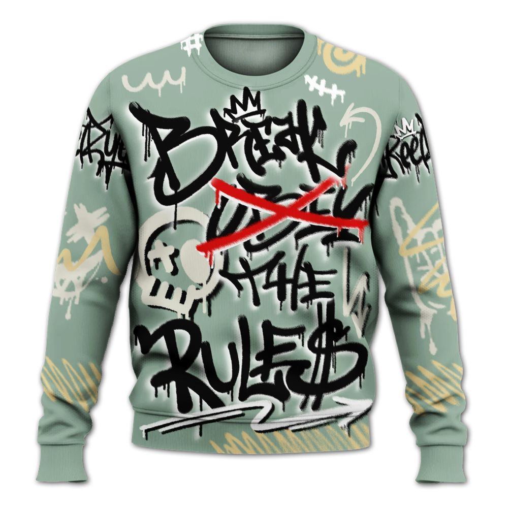 Sweatshirt To Match Joins Year Of The Snake 5s - Break Rules Streetwear All Over Print
