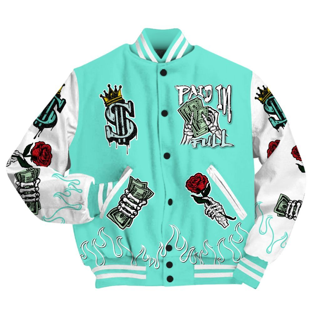 Varsity Jacket To Match Retro Low Igloo 11s - Everybody Paid In All Over Print