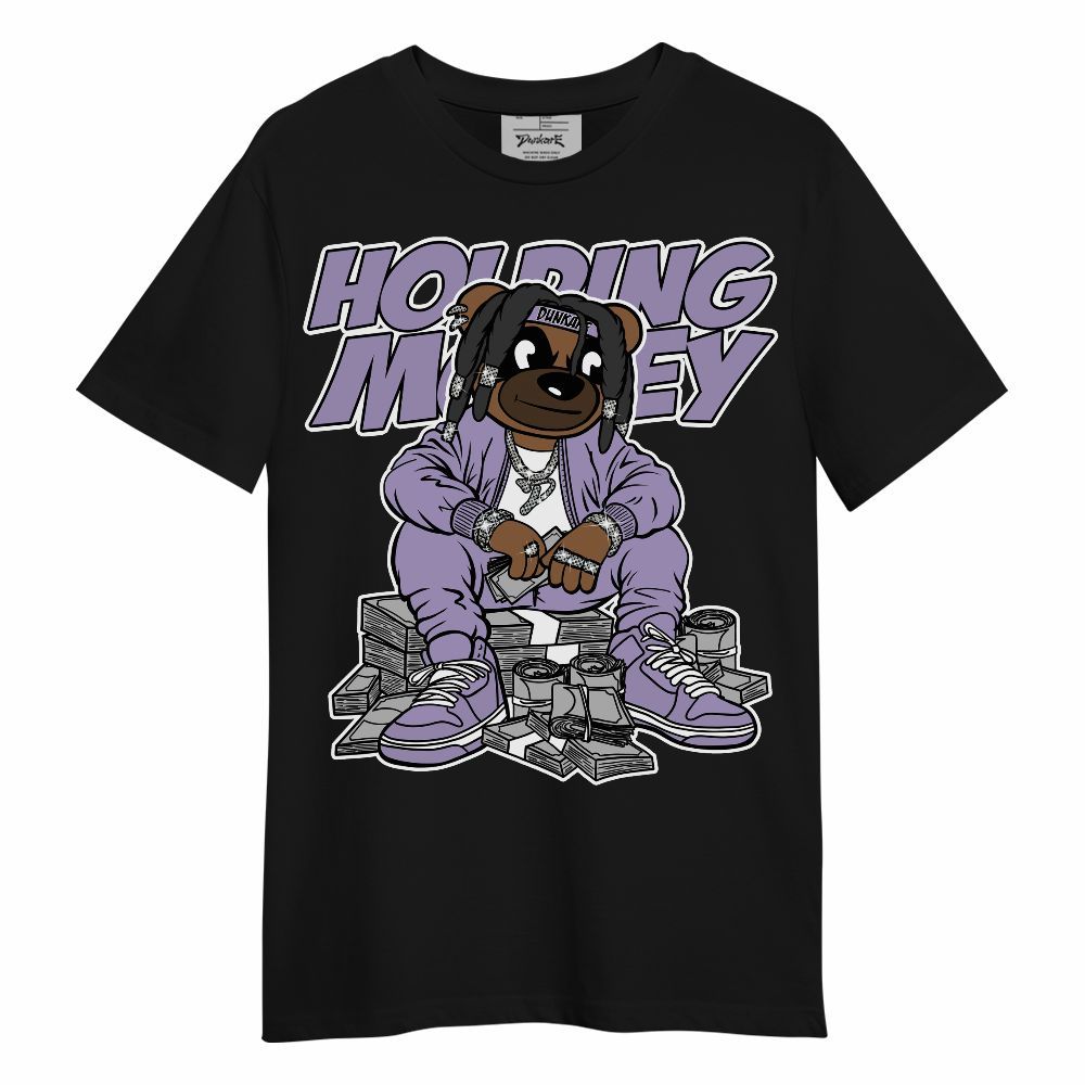 Shirt To Match Low Pure Violet 11s - Possessing Moneys Bear Unisex Shirt