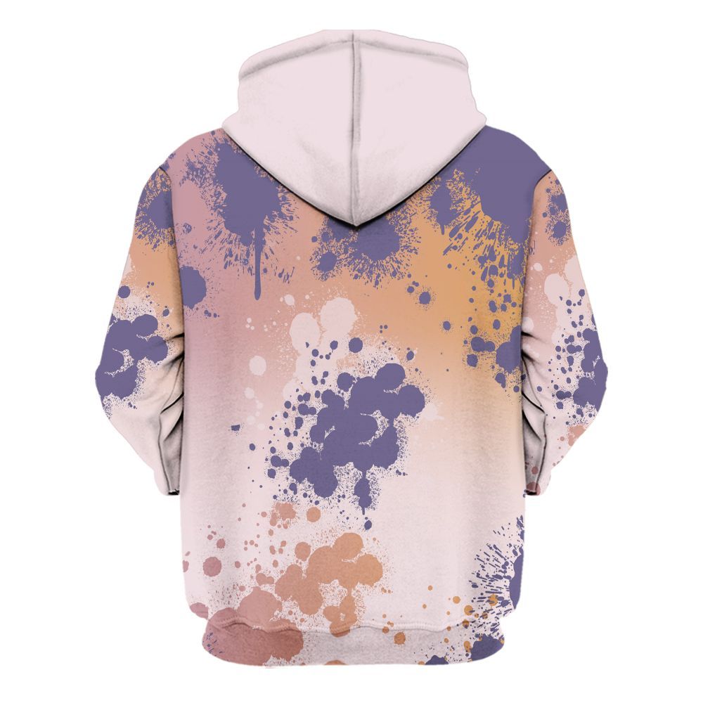 Hoodie To Match Book Sunrise 1s - God Blessed Ink Drip All Over Print