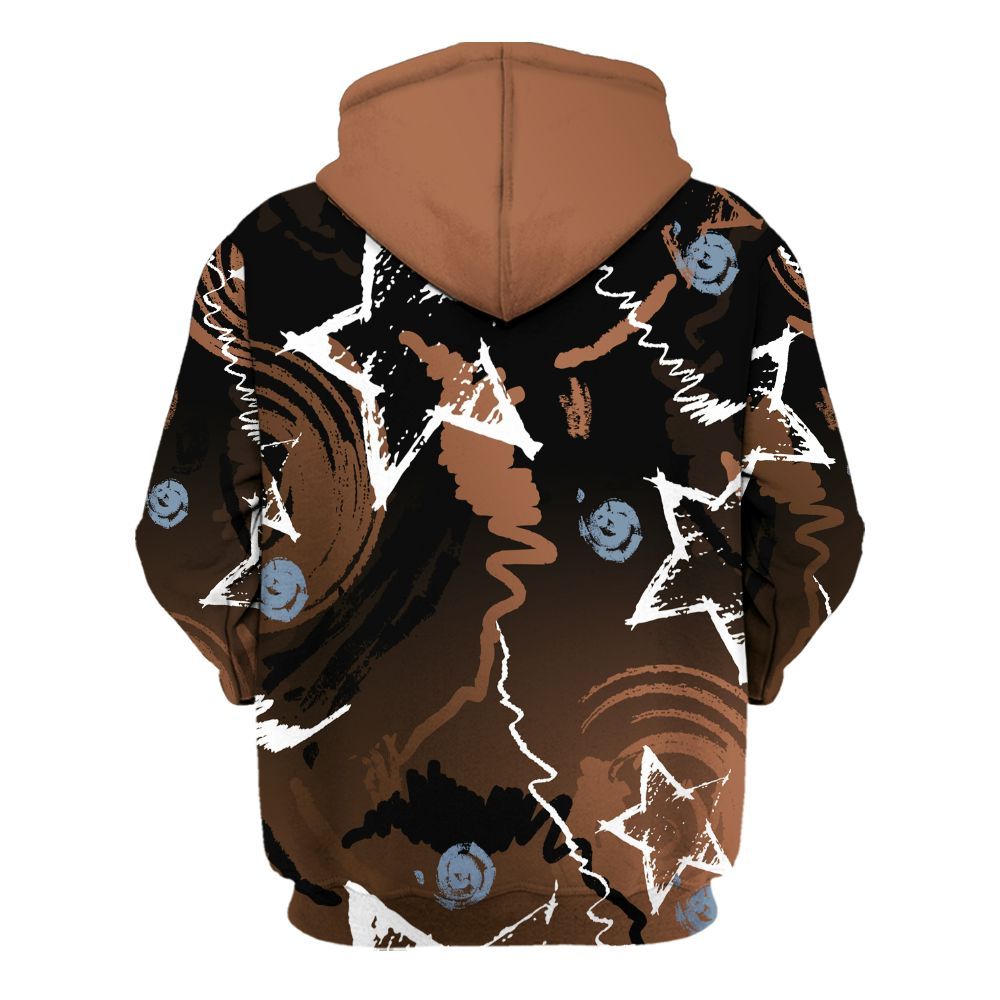 Hoodie To Match Air Foamposite Metallic Copper - Grind Shine Later Drip All Over Print