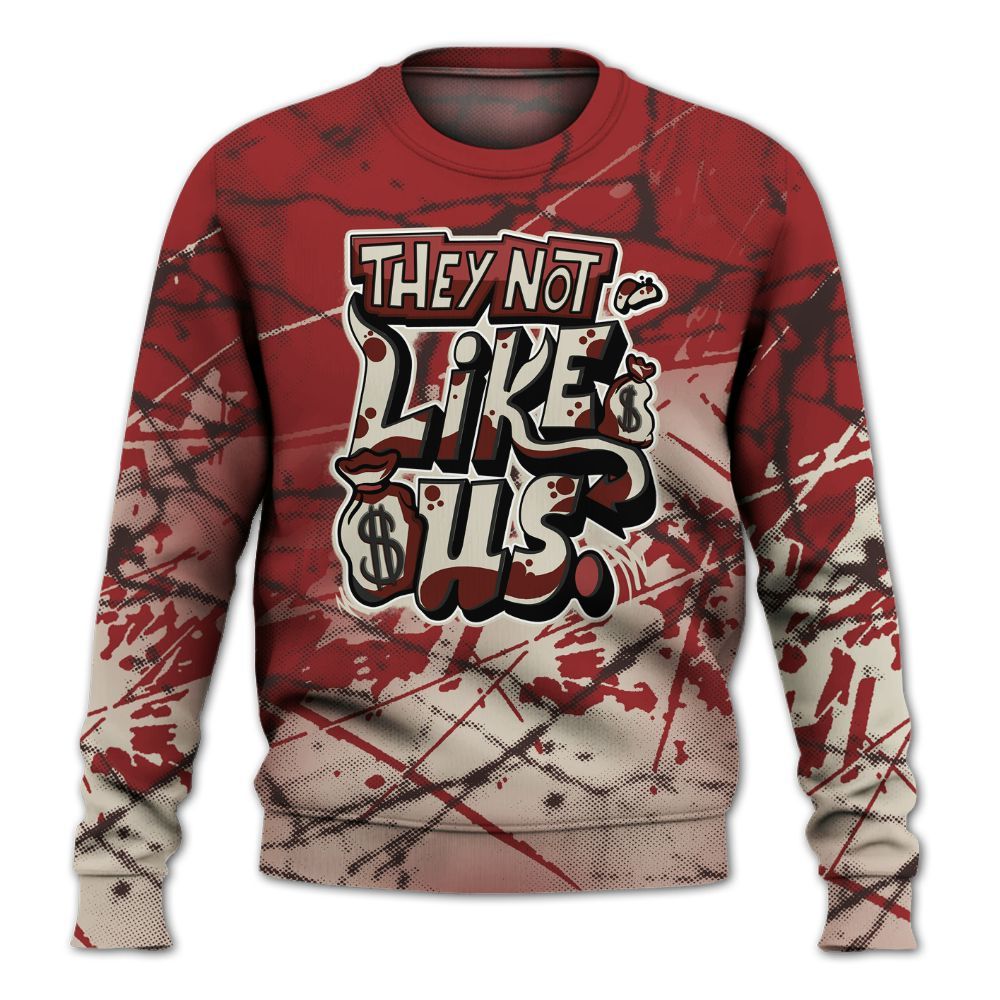 Sweatshirt To Match High 85 Bred 1s - Dislike Us Graphic All Over Print