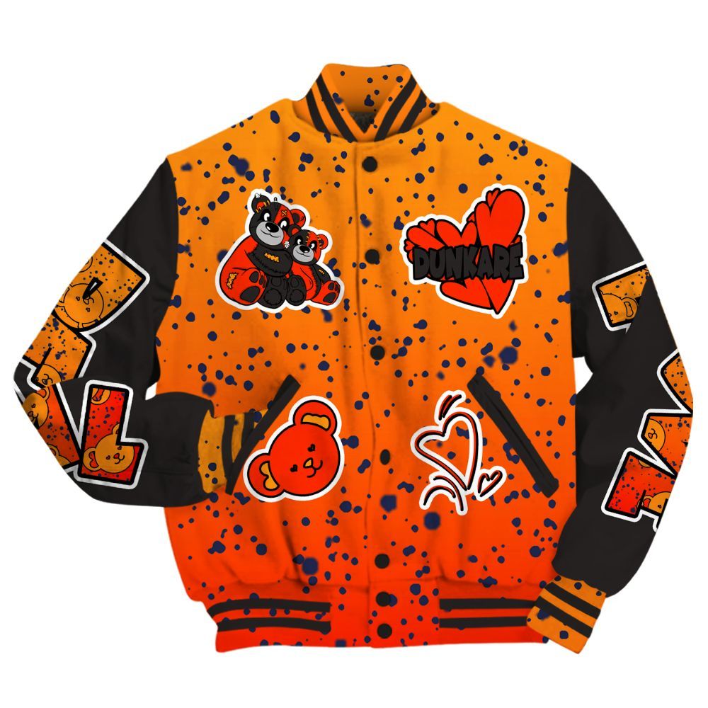 Varsity Jacket To Match Air Max DN Safari Olympic - Sincere Fondness Bear All Over Print