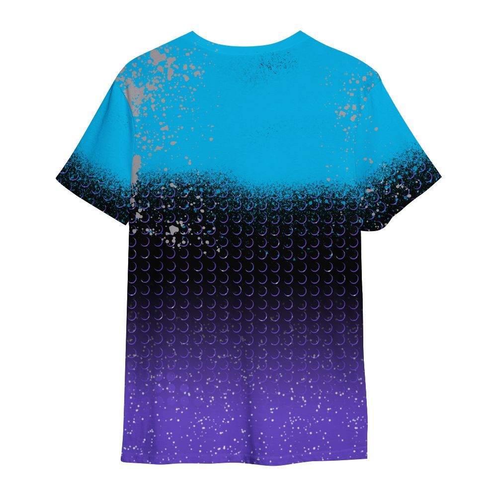 Shirt To Match Retro Aqua 8s - Halftone Time Is Money All Over Print