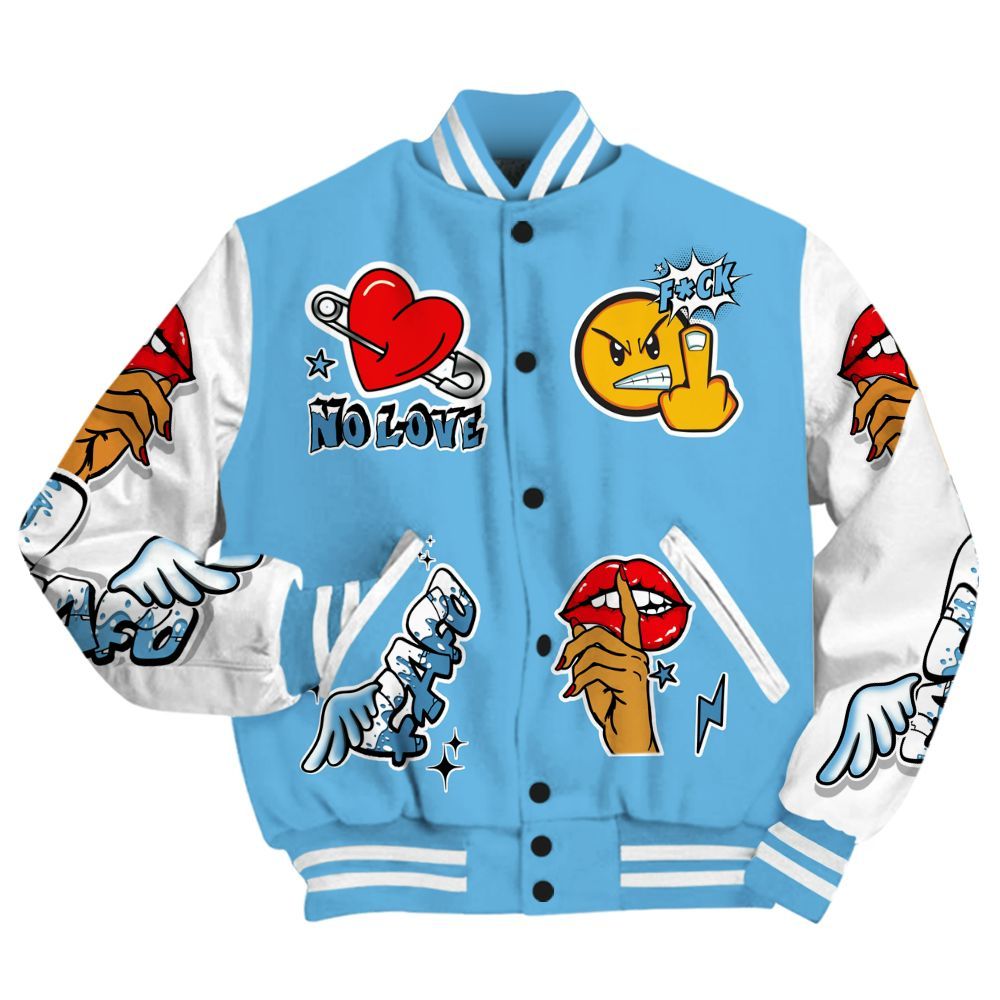 Varsity Jacket To Match Melo 12s - FK Around Find Out All Over Print