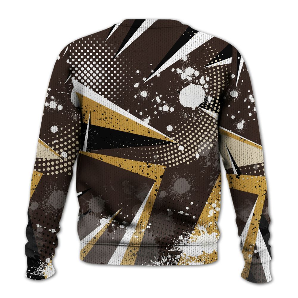 Knitted Sweater To Match 2025 Retro Earth 5s - Poly Trust No One Dripping