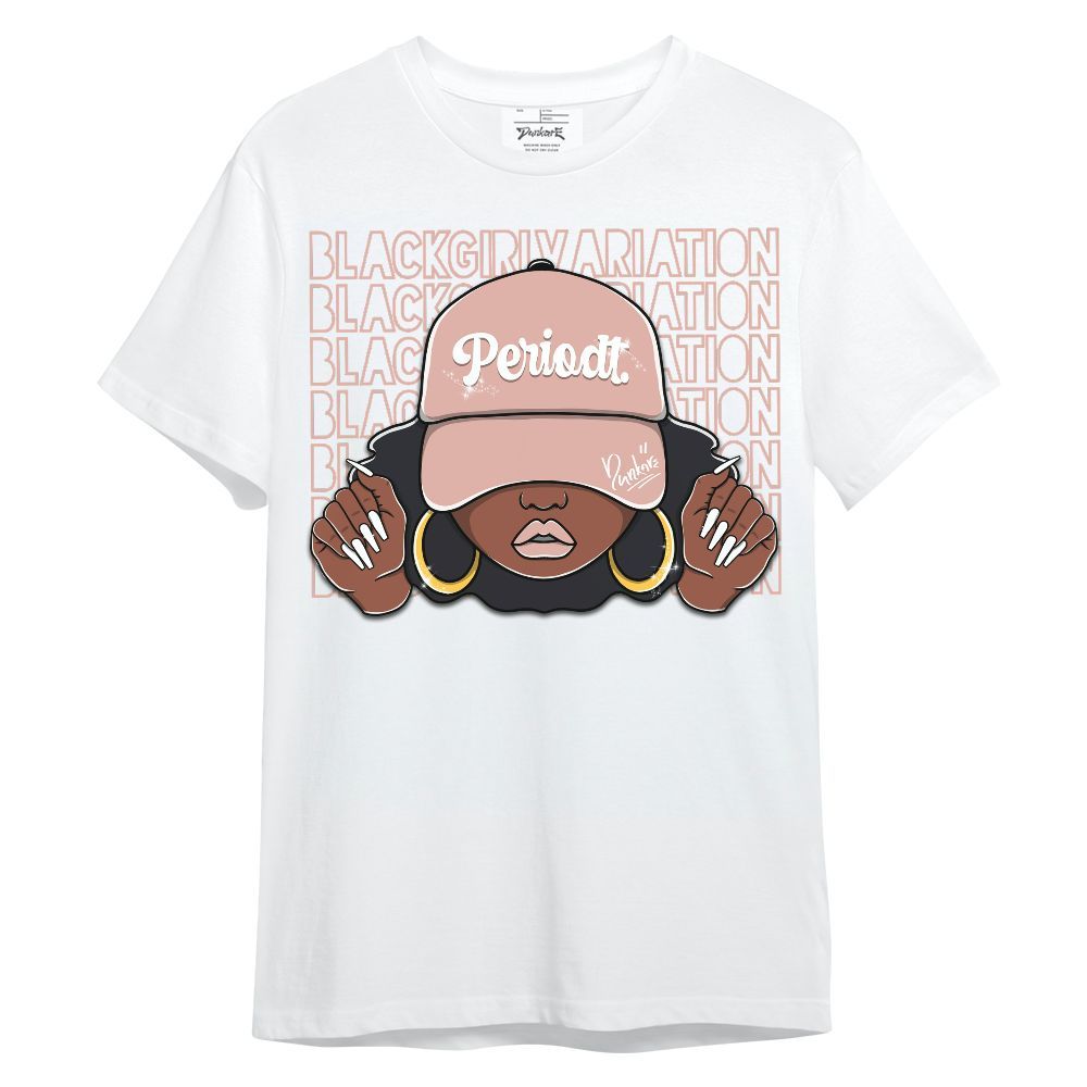 Shirt To Match Dunk Low Pink Velvet - Black Girl Variation Unisex Shirt