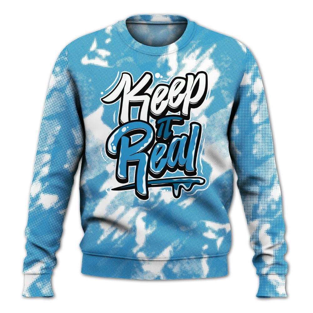 Sweatshirt To Match Powder Blue 9s - Keeping It Reals Shirt Unisex Oufit All Over Print