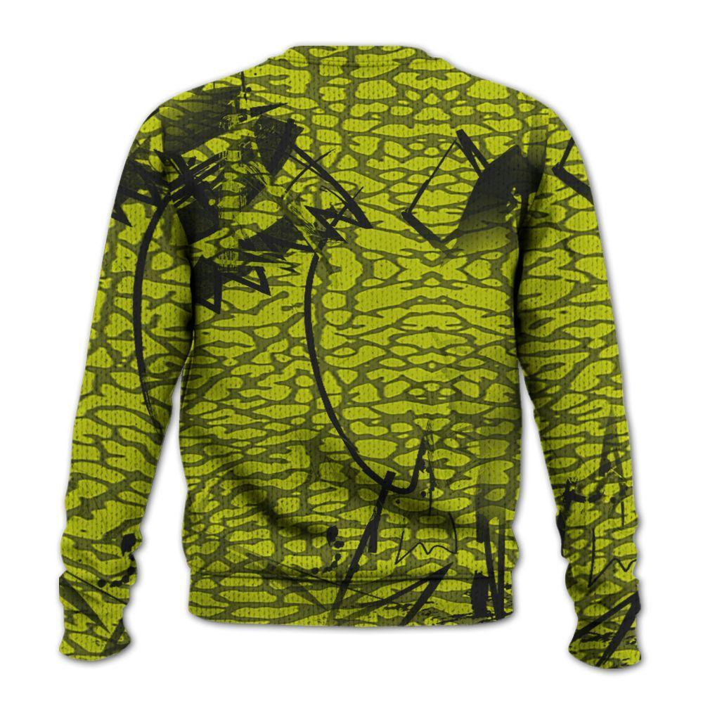 Knitted Sweater To Match Dunk Low QS Halloween Skull - Allen Answer Skeleton Messyz