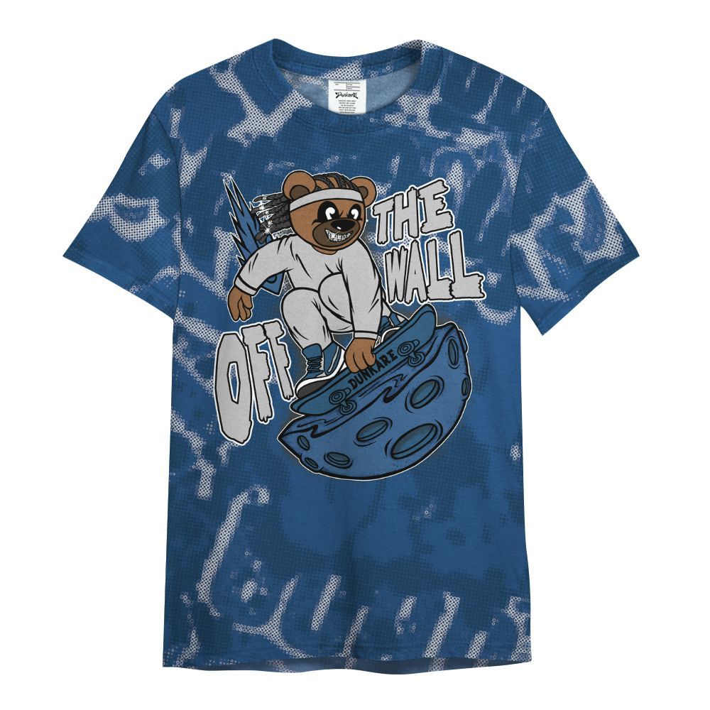 Shirt To Match High OG Midnight Navy 1s - Quirky Bear Street All Over Print