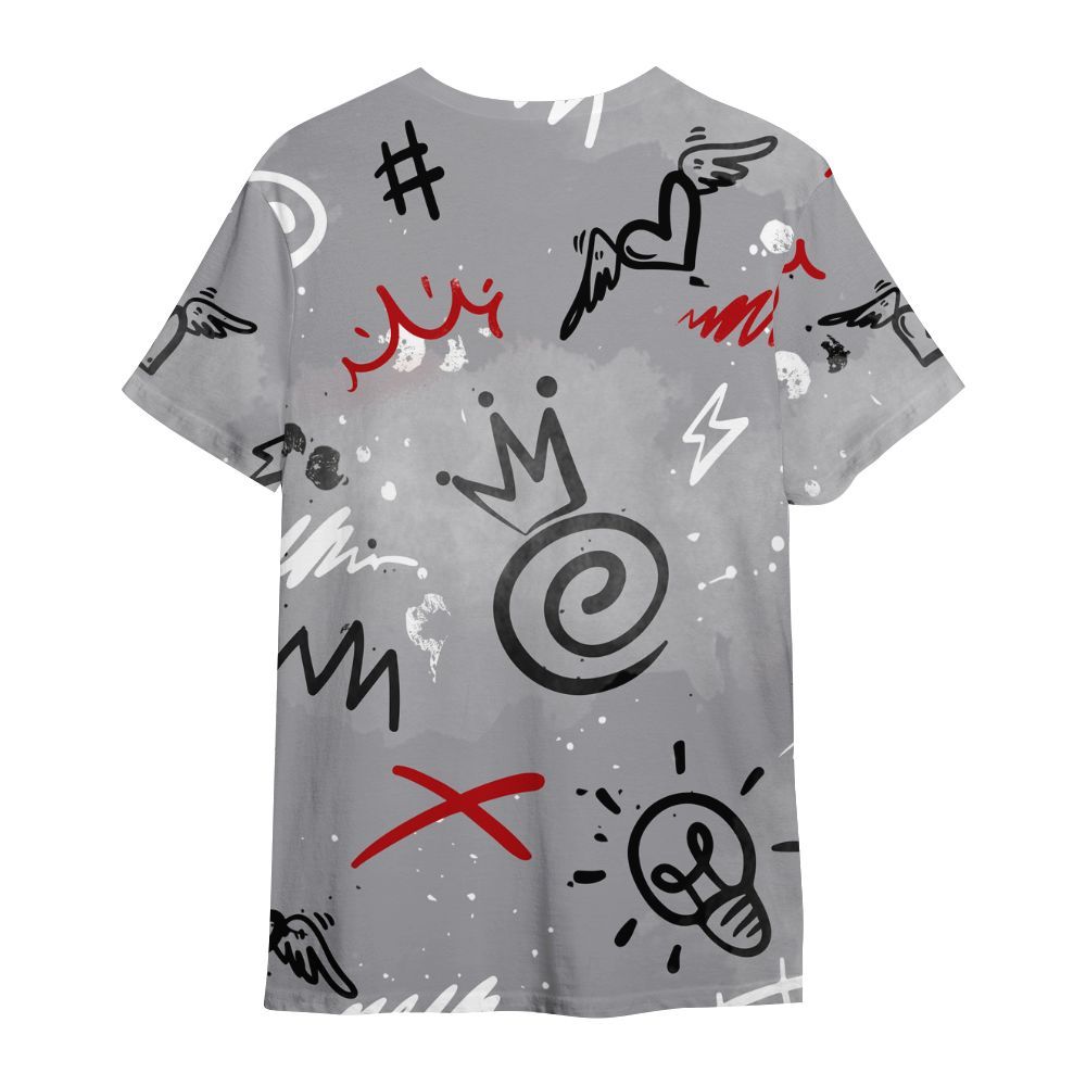 Shirt To Match Cement Grey 3s - Drip Been Di2ferent All Over Print