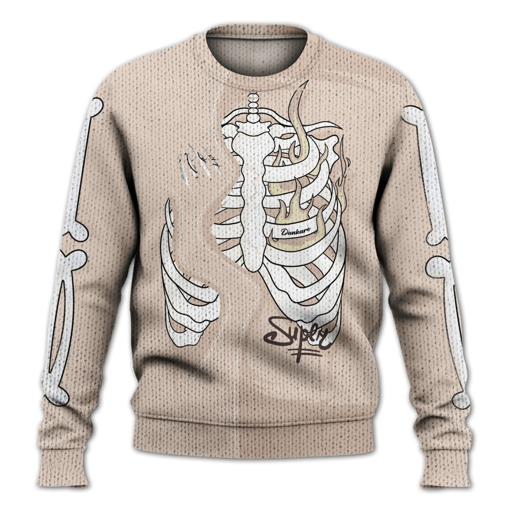 Knitted Sweater To Match A Ma Maniere X Fossil Stone 4s - It's The Kick For Me