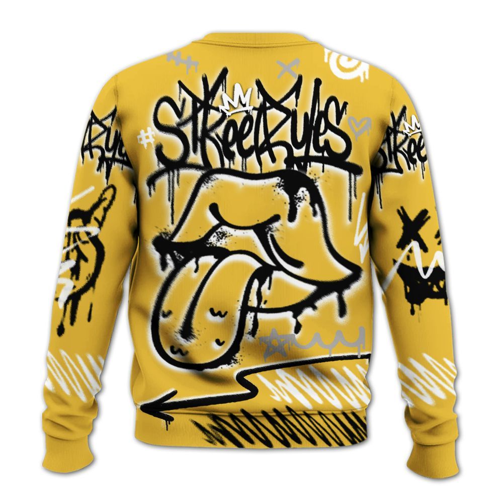Sweatshirt To Match Low Yellow Python 11s - Break Rules Streetwear All Over Print