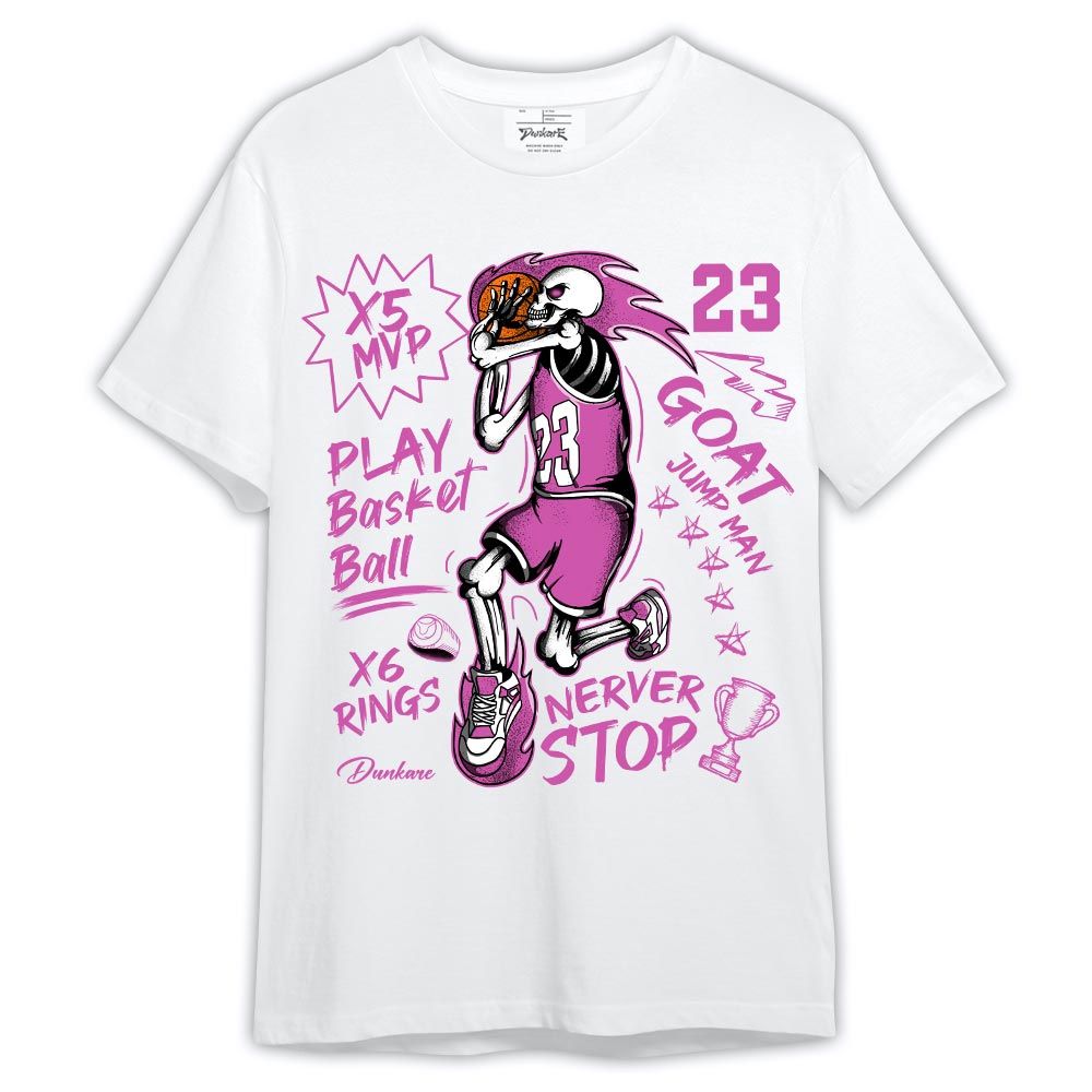 Shirt To Match Hyper Violet 4s - Never Stop G.O.A.T Shirt Outfit