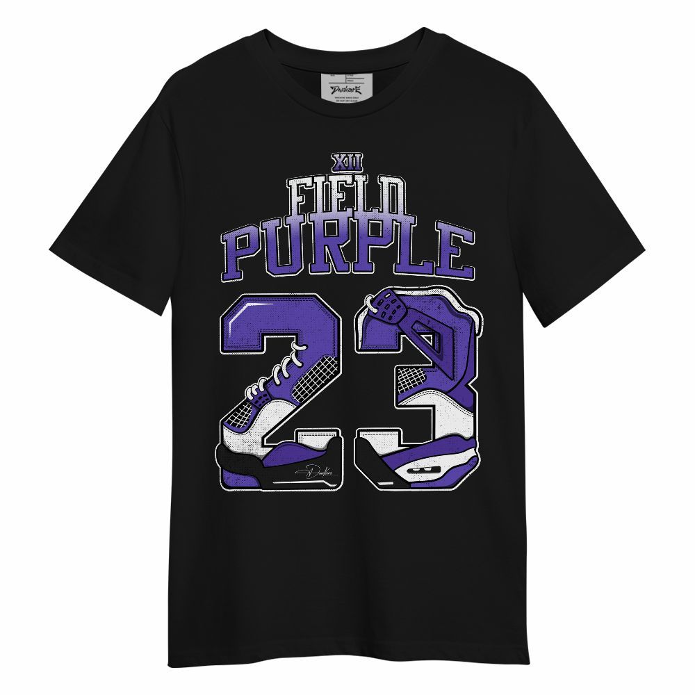 Shirt To Match Field Purple 12s - Number 23 Dirty 4s Unisex Shirt