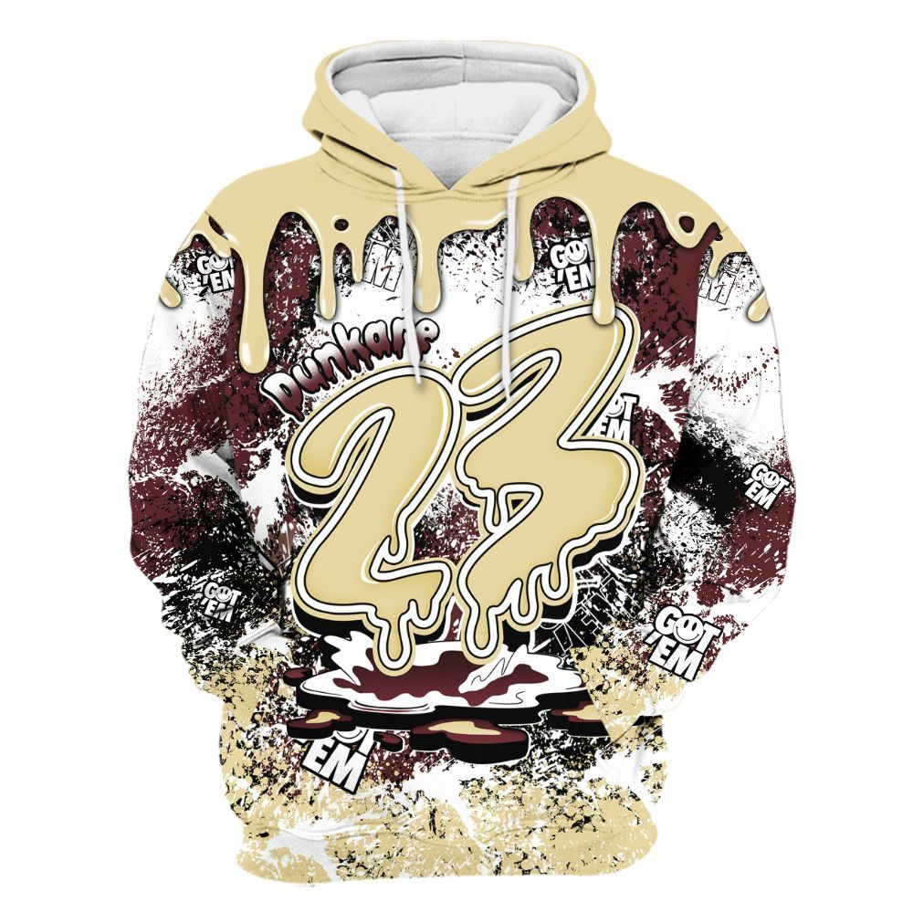 Hoodie To Match Women Phantom 12s - Dripping 23 Drip All Over Print