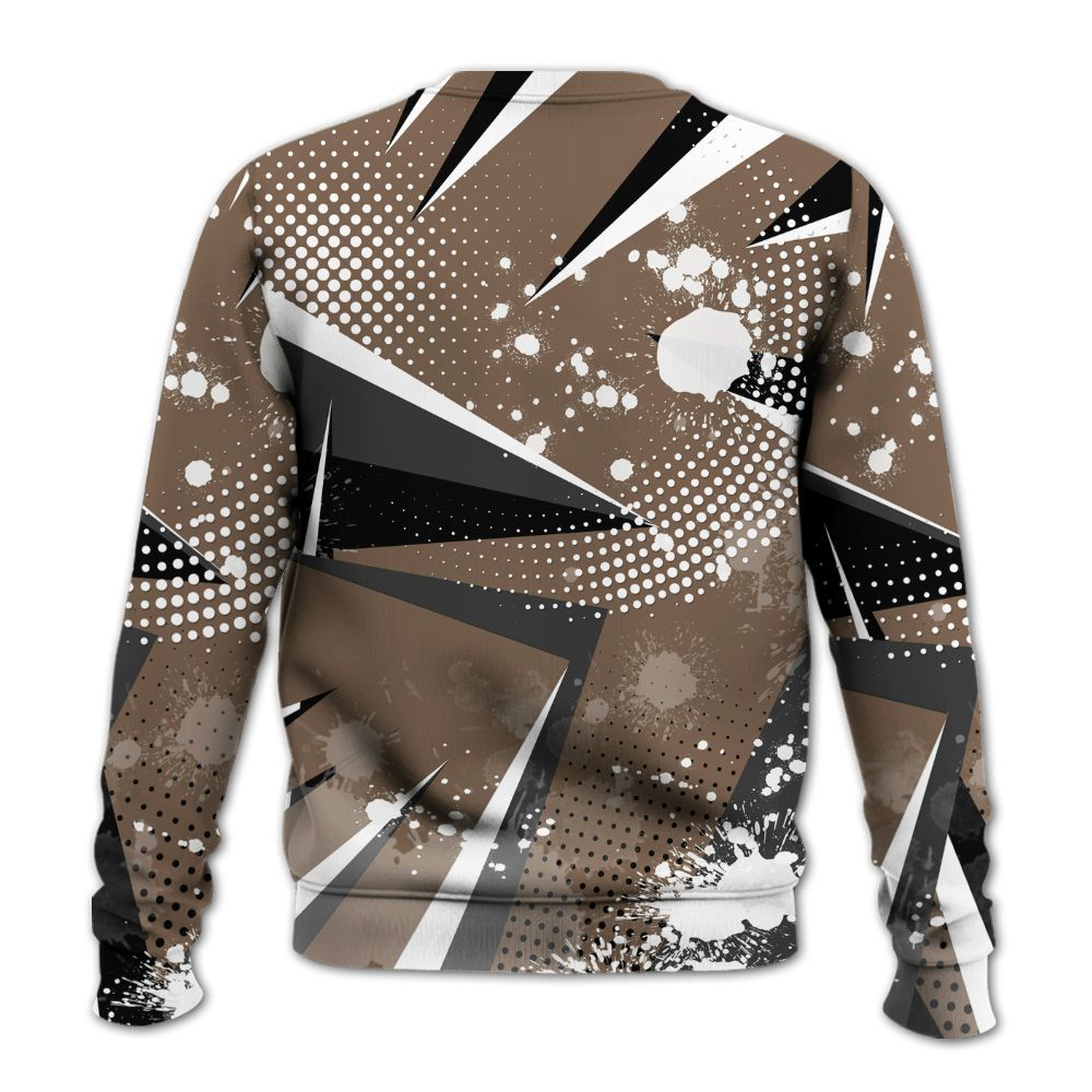 Sweatshirt To Match Dark Mocha Jack - Poly Trust No One Dripping All Over Print