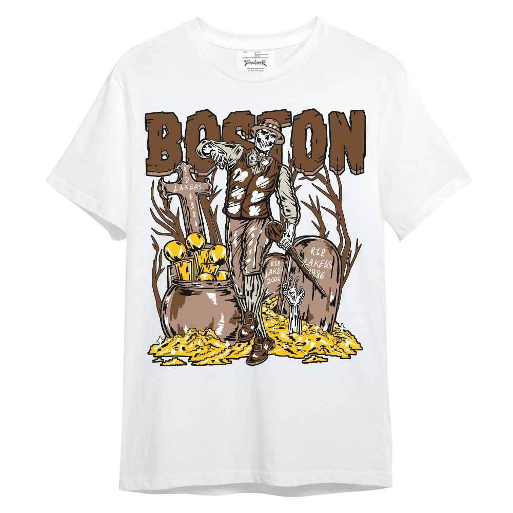 Shirt To Match Archaeo Brown 3s - Goldrush Skeleton Unisex Shirt