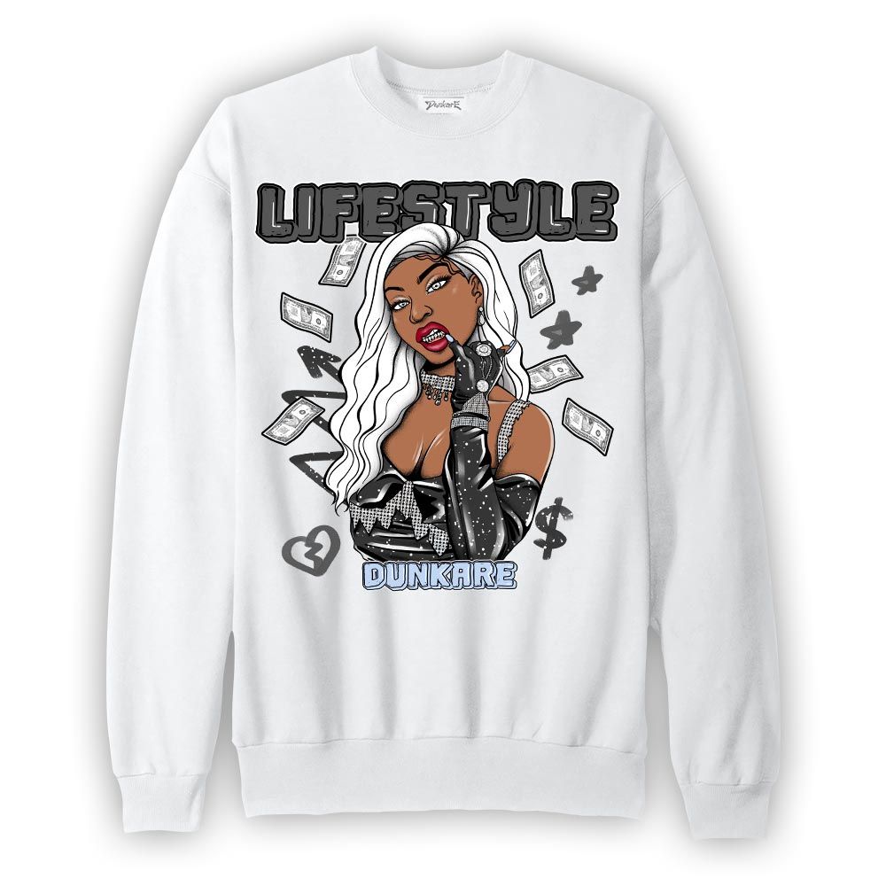 Sweatshirt To match Reverse Black White 6s Sweatshirt - Life Style 2 Unique Graphic