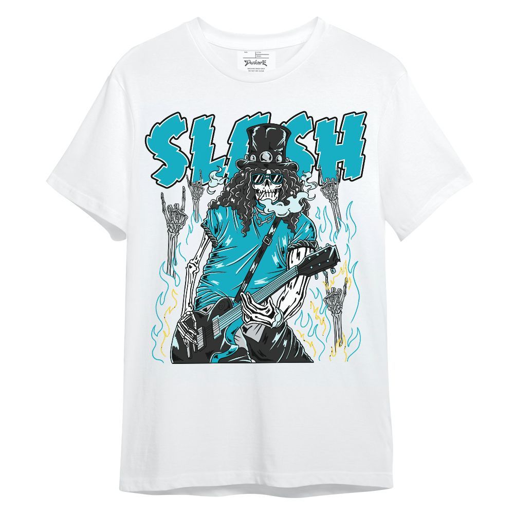 Shirt To Match Retro Aqua 5s - Slash Skeleton Unisex Shirt
