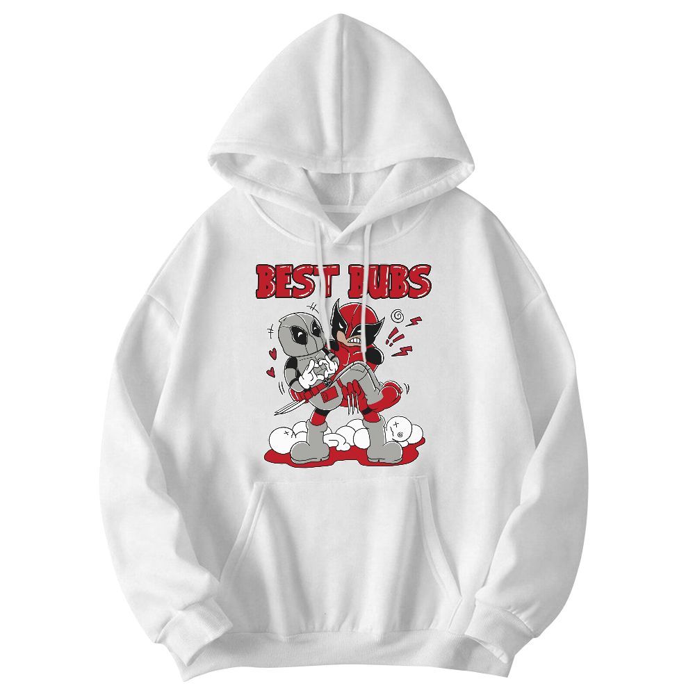 Sweatshirt To Match Air Griffey Max Gray Reds 1s - Bubs Cartoon Graphic