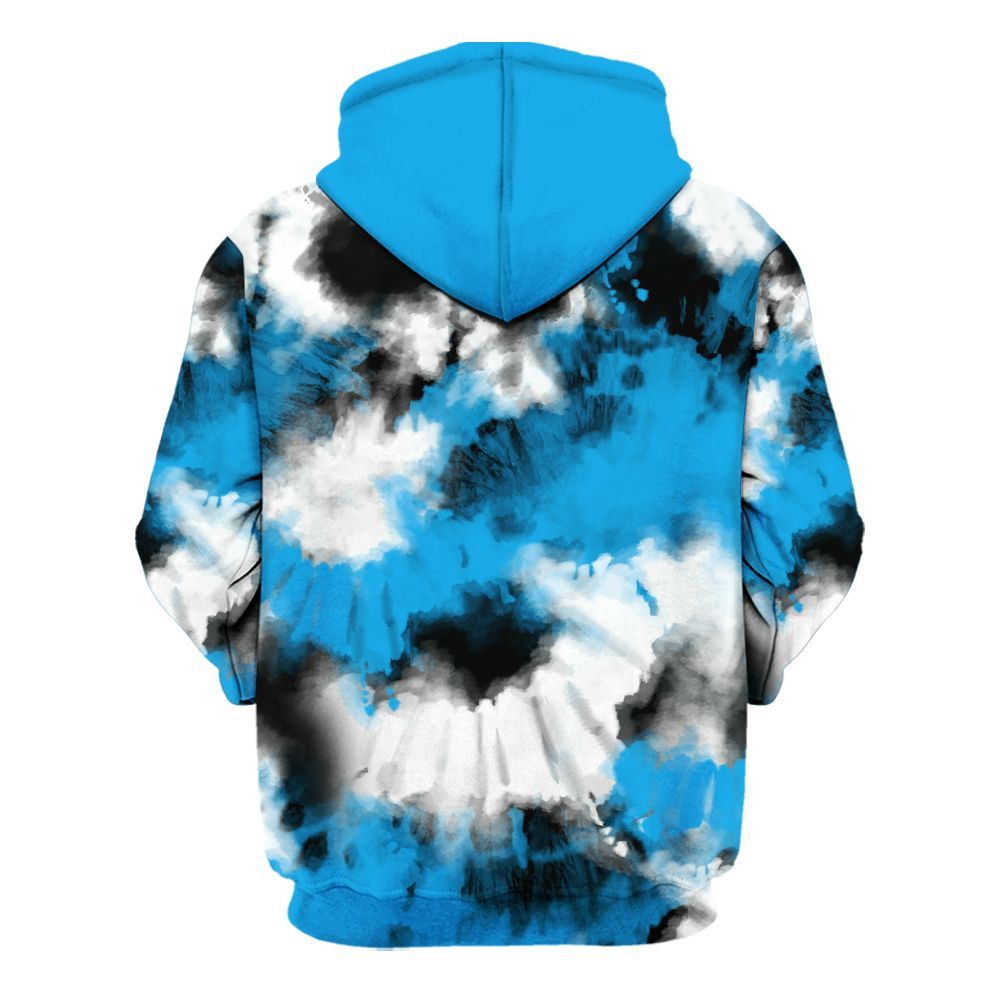 Hoodie To Match Black University Blue 2022 13s - Tie Dye FK Around Find Out All Over Print