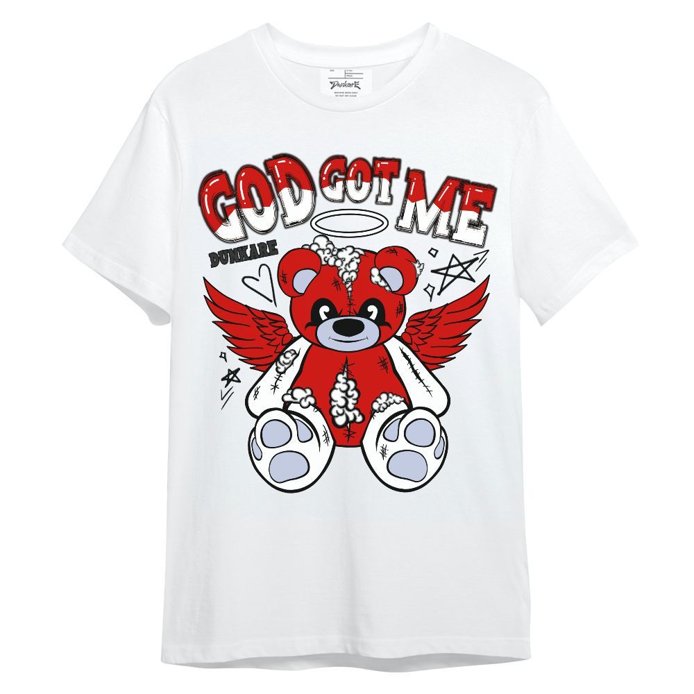 Shirt To Match Fire Red 6s - Gods Guides Me Bear Unisex Shirt
